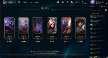 Conta Mestre lol 63wr Main Adc smurf