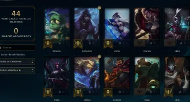 Conta Mestre lol 63wr Main Adc smurf