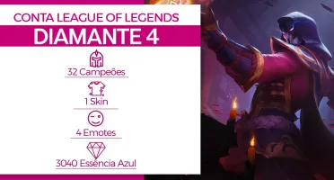 CONTA LEAGUE OF LEGENDS |DIAMANTE 4 • 32 CAMPEÕES • HIGH MMR