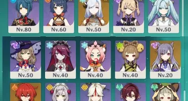 9 Personagens 5* + 6 Armas + BIS + GARANTIDO