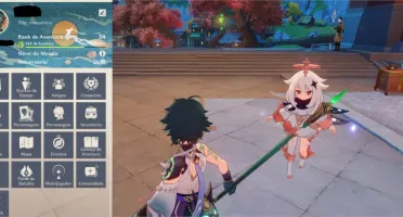 Vendo> Conta Genshin AR 55 Xiao+Lança de Jade e ZhongLi+Homa