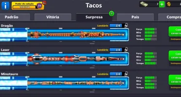 Conta 8 ball pool 10 lendarias