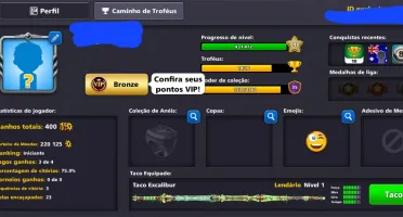 Conta 8 ball pool 10 lendarias