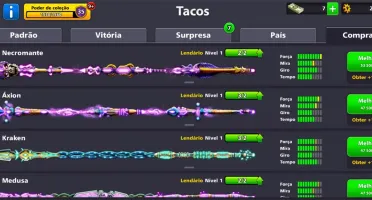 Conta 8 ball pool 10 lendarias