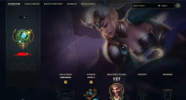 Conta Lol - Janna Vitoriosa - Riot Singed