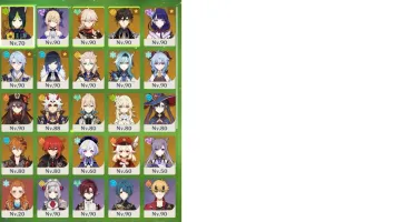 AR 59 com 45 personagens e 13 armas 5* e 113 tiros