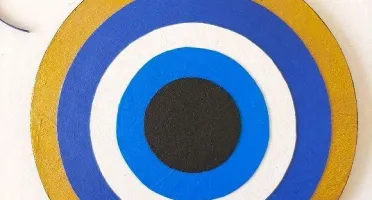 Quadrinho de Boa Sorte Olho Grego
