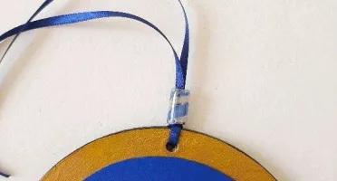 Quadrinho de Boa Sorte Olho Grego