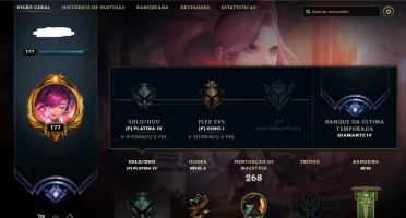 Skins Irelia e Evelynn de prestígio.