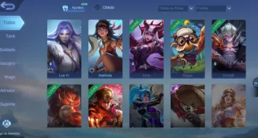 Conta de Mobile Legends antiga