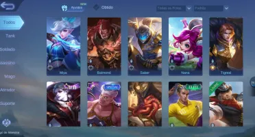 Conta de Mobile Legends antiga