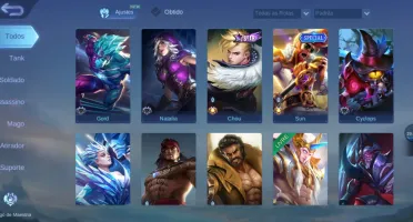Conta de Mobile Legends antiga
