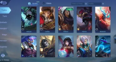 Conta de Mobile Legends antiga
