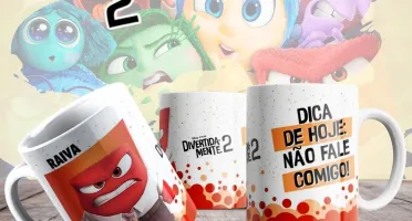 Sublimação Divertidamente 2 - Canecas Exclusivas