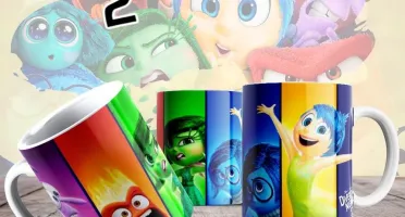 Sublimação Divertidamente 2 - Canecas Exclusivas