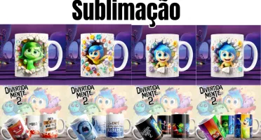 Sublimação Divertidamente 2 - Canecas Exclusivas