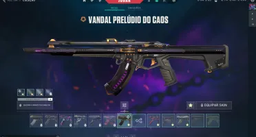 Conta valorant com várias skins