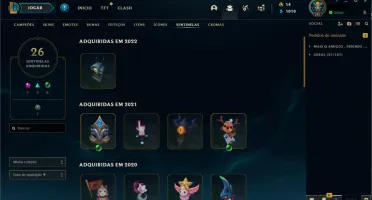 conta league of legends