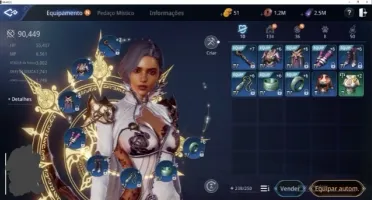 Vendo Conta no mir4 LVL 77 / 90K DE POWER