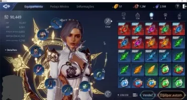 Vendo Conta no mir4 LVL 77 / 90K DE POWER
