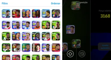 Conta Efootball! 3166 De Força Coletiva + Craques 108/107