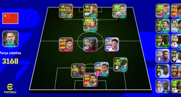 Conta Efootball! 3166 De Força Coletiva + Craques 108/107
