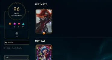 CONTA LOL - LVL 186 - 148 Champions - 96 Skins - FULL ACESSO
