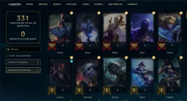 CONTA LOL - LVL 186 - 148 Champions - 96 Skins - FULL ACESSO