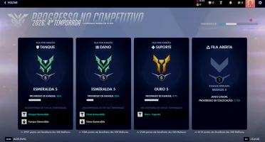 Conta Ow2 | Tank Esmeralda / Dps Esmeralda | + Skin Mítica