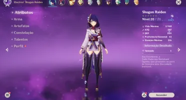 AR 41 KLEE GANYU SHOGUN RAIDEN 5* (NA)