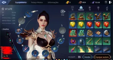 Conta mir4 lvl 75 87k MAGA SA84