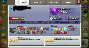 Clash of Clans - CV 09 barato e com TROCA DE NOME