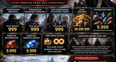Dragons Dogma 2 - Personagens nível máximo, ouro, recursos!!