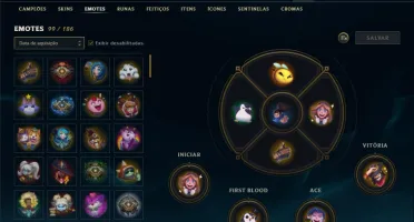 Conta ouro 4 com TODOS os champs e 270 Skins + 1 RARA