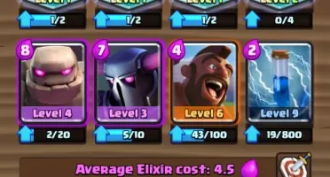 CONTA CLASH ROYALE ARENA 9 NVL 9 (TROCA DE NOME) 4 LENDARIAS