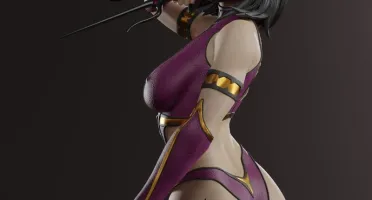 Mileena mortal kombat stl 3d