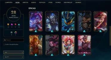 Conta prata com 2 skins edição prestigio