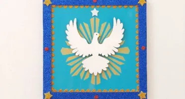 Quadro Divino Azul