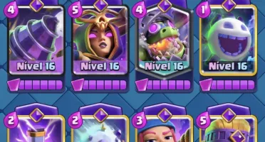 Clash Royale full nv89 todos as evo e todos os heróis