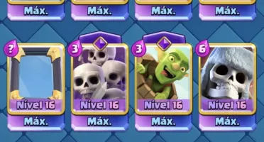 Clash Royale full nv89 todos as evo e todos os heróis
