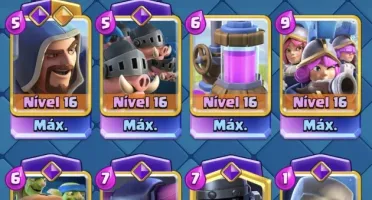 Clash Royale full nv89 todos as evo e todos os heróis
