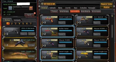 CONTA DE CROSSFIRE 34 M.N E 27 VIPS + M4A1 SAKURA (MT RARA)