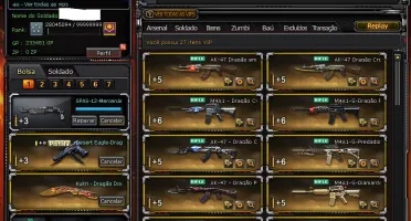 CONTA DE CROSSFIRE 34 M.N E 27 VIPS + M4A1 SAKURA (MT RARA)