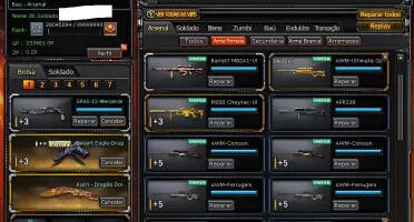 CONTA DE CROSSFIRE 34 M.N E 27 VIPS + M4A1 SAKURA (MT RARA)