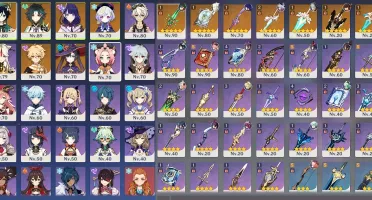 Xiao+ lança de jade/ Raiden shogun AR55