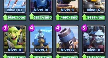 Conta Clash Royale TOP! Todas as cartas!