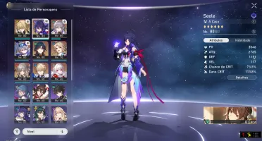 🔴Conta Brabissima Honkai Star Rail Com varios 5 estrelas🔴✨