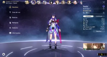 🔴Conta Brabissima Honkai Star Rail Com varios 5 estrelas🔴✨