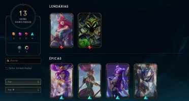 Conta Valorant Imortal + Conta LOL. Muitas skins + passe