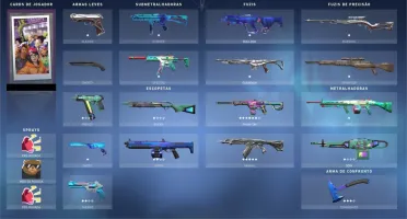 Conta Valorant Imortal + Conta LOL. Muitas skins + passe